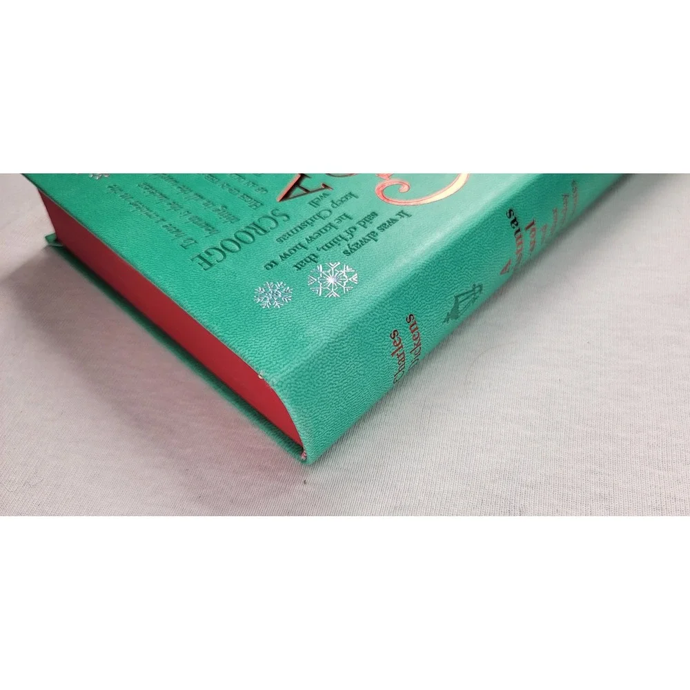 Charles Dickens A Christmas Carol & Other Holiday Treasures Teal Hardcover Book